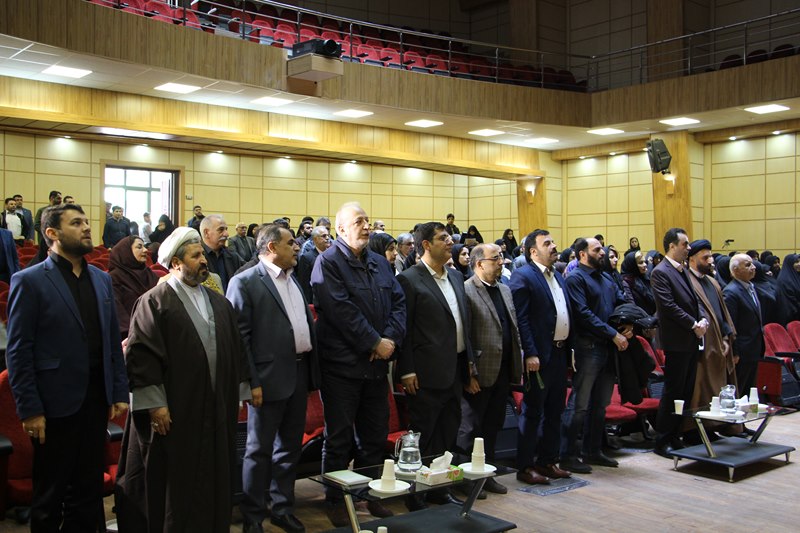 مراسم گرامیداشت ایام‌الله دهه فجر و چهل و یکمین سال پیروزی انقلاب اسلامی در تالار ابن‌سینا