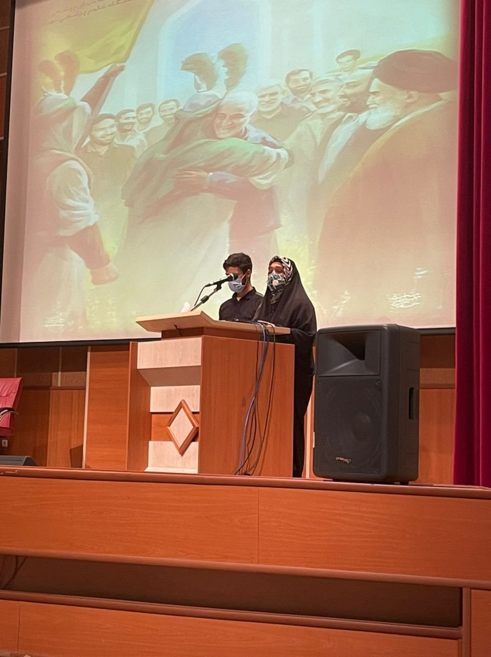 برگزاری دومین سالگرد شهادت سردار حاج قاسم سلیمانی در دانشکده دندان پزشکی