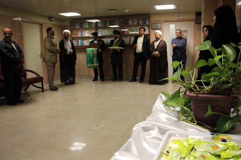 حضور خادمین آستان مقدس حضرت فاطمه معصومه (س) در ستاد مرکزی دانشگاه