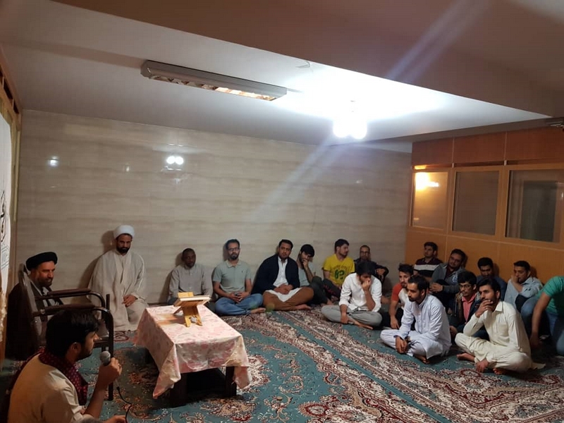 مراسم جشن میلاد پیامبر اکرم (ص) ویژه دانشجویان بین‌الملل دانشگاه در خوابگاه میرازی شیرازی