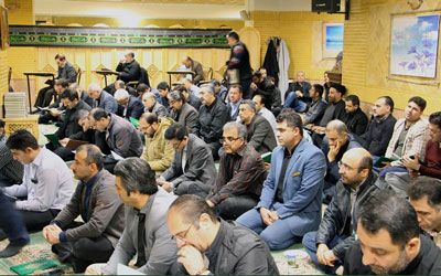 برگزاری مراسم بزرگداشت سردار شهید قاسم سلیمانی در نمازخانه سازمان مرکزی دانشگاه